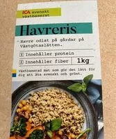 Mängden socker i Havreris