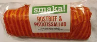 Mängden socker i Rostbiff & Potatissallad