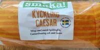 Mängden socker i Kyckling Cesar Wrap