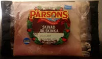 Mängden socker i Pärsons Skivad julskinka