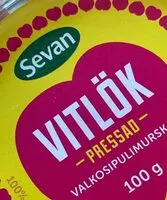 Mängden socker i Pressad vitlök