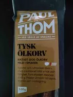 Mängden socker i Tysk Ölkorv