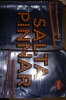 Mängden socker i salta pinnar