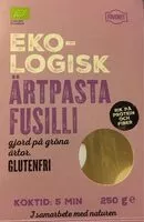 Mängden socker i Ekologisk ärtpasta fusilli