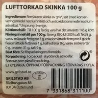 Socker och näringsämnen i Grilstad