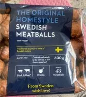 Mängden socker i Swedish meatballs