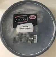 Mängden socker i Anchois marinés à l'ail