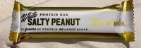Mängden socker i White protein bar salty peanut