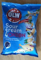 Mängden socker i Finräfflade potatischips med gräddfil och lök