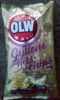 Mängden socker i OLW Gyllene hits-chips