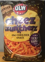 Mängden socker i Cheez cruncherz -  Texas Ranch