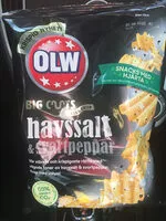 Mängden socker i Big Cuts havsalt & svartpeppar