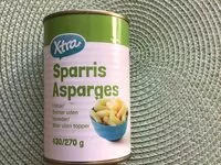 Mängden socker i Sparris