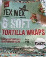 Mängden socker i Tortilla de blé