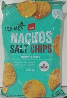 Mängden socker i Nacho Salt Chips Crispy & Tast