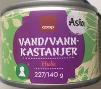 Mängden socker i Vannkastanjer
