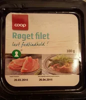 Mängden socker i Coop Røget Filet