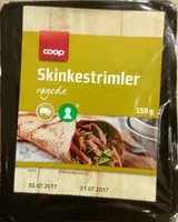 Mängden socker i Skinkestrimler røgede