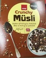 Mängden socker i Crunchy musli