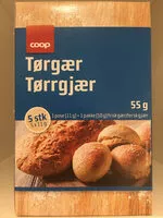 Mängden socker i Tørrgjær