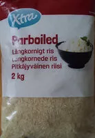Mängden socker i Parboiled Långkornigt ris