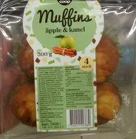 Mängden socker i Muffins äpple & kanel