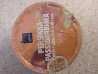 Mängden socker i Persikka-passionrahka