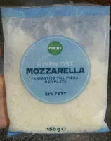 Mängden socker i Mozzarella