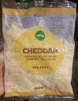Mängden socker i Cheddar