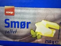 Mängden socker i Smør salter