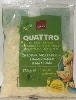 Mängden socker i Quattro
