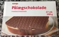Mängden socker i Pålægschokolade, mælkechokolade