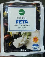 Mängden socker i Feta