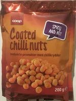 Mängden socker i Choated chilli nuts