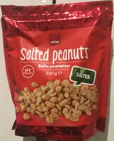 Mängden socker i Salted peanuts