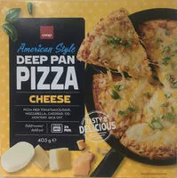 Mängden socker i American Style Deep Pan Pizza Cheese