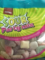 Mängden socker i Sour Party Mix