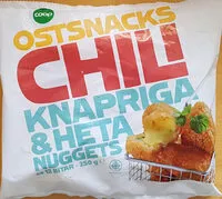 Mängden socker i Ostsnacks chili - knapriga & heta nuggets
