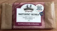 Mängden socker i Basturökt Skinka