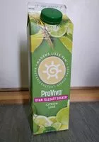 Mängden socker i ProViva Citron Lime
