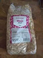 Mängden socker i Müsli Frukt