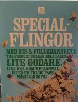 Mängden socker i Specialflingor