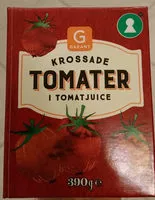 Mängden socker i Krossade tomater i tomatjuice