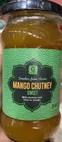 Mängden socker i Mango chutney sweet