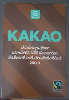 Mängden socker i Kakao
