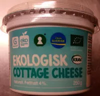 Mängden socker i Garant Ekologisk cottage cheese