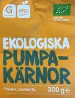 Mängden socker i PUMPA-KÄRNOR