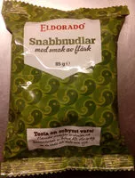 Mängden socker i Eldorado Snabbnudlar med smak av fläsk