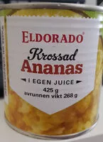 Mängden socker i Krossad ananas i egen juice