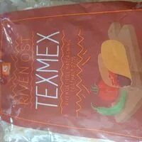 Mängden socker i Riven ost texmex